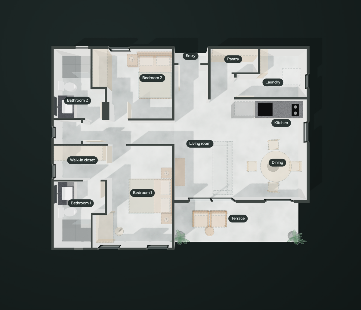 FRESH® Casa floor plan