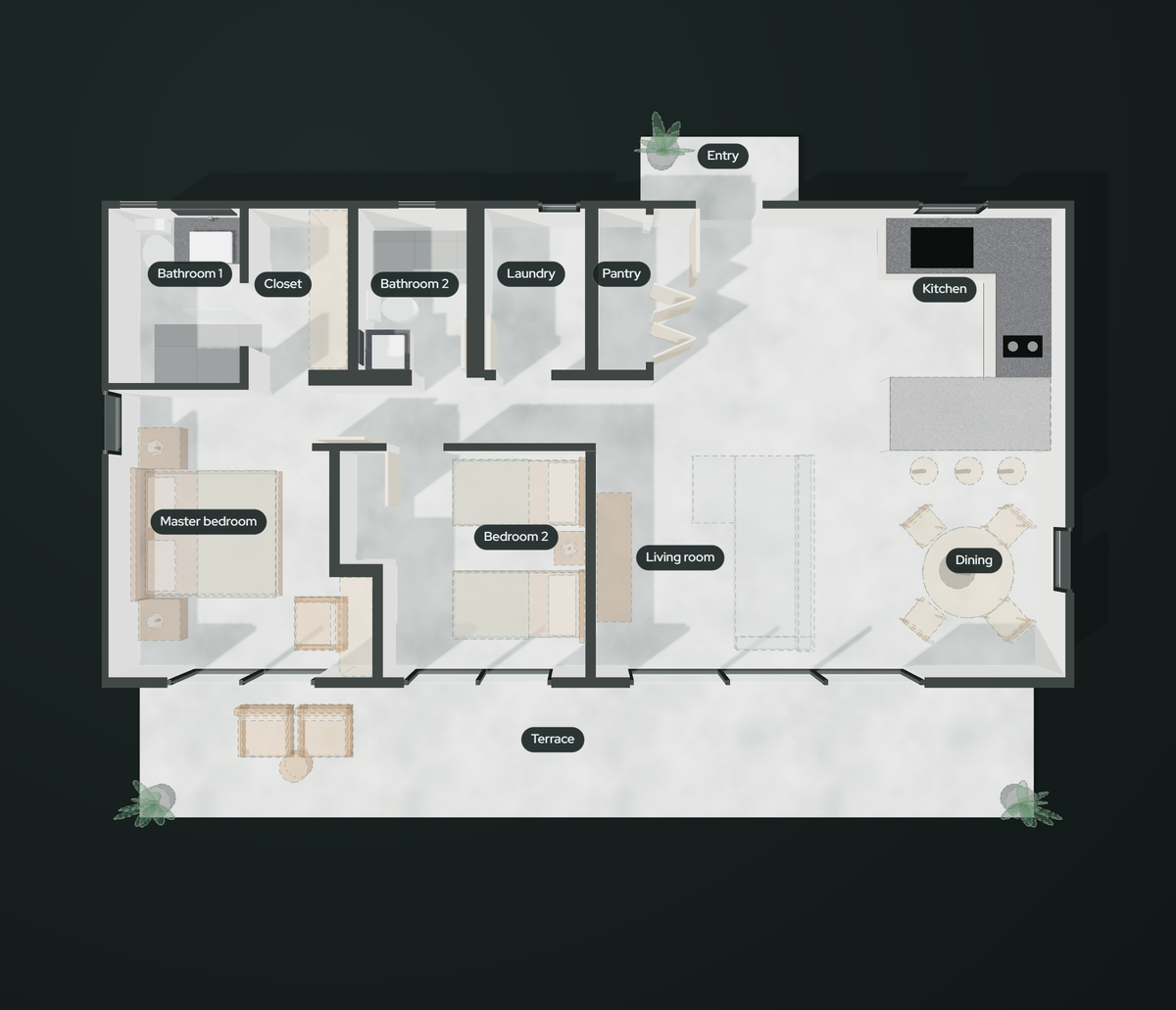 FRESH® Villa floor plan